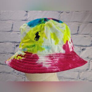 Polo Ralph Lauren Tie Dye Bucket Hat 61 CM  Large / XL Men Women Unisex